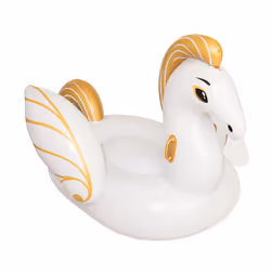 Bestway 41118 flotteur de plage et de piscine Or, Blanc Vinyl Bouée à chevaucher - Vue supplémentaire 9