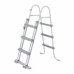 Bestway Echelle de Piscine, Echelle, Bleu, Blanc, Métal, Plastique, 1070 mm, 8,39 kg, Boîte