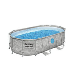 Bestway 56714 piscine hors sol Oval 7250 L Marron
