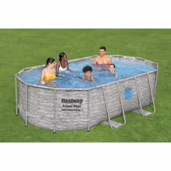 Bestway 56714 piscine hors sol Oval 7250 L Marron - Vue supplémentaire 8