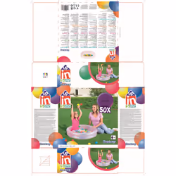 Bestway 51141 Piscine à boules et balle en mousse - Vue supplémentaire 17