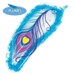 Bestway 43241 flotteur de plage et de piscine Bleu, Transparent Image Matelas flottant