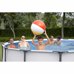 Bestway 56950 piscine hors sol Rond 13030 L Bleu - Vue supplémentaire 12