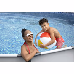 Bestway 56950 piscine hors sol Rond 13030 L Bleu - Vue supplémentaire 13