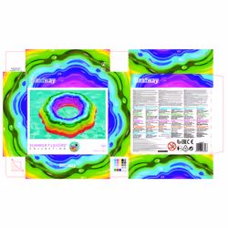 Bestway 36163 flotteur de plage et de piscine Multicolore Motif PVC Bouée - Vue supplémentaire 7