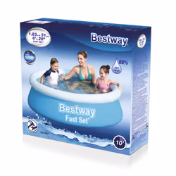 Bestway 57392 piscine hors sol Piscine gonflable Rond 940 L Bleu - Vue supplémentaire 10