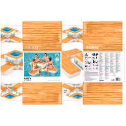 Bestway 43294 flotteur de plage et de piscine Multicolore Motif Fauteuil flottant - Vue supplémentaire 10