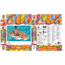 Bestway 43194 flotteur de plage et de piscine Multicolore Motif PVC Ile flottante - Vue supplémentaire 10