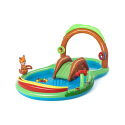 Bestway Aire de jeux pataugeoire Friendly Woods 2,95 x 1,99 x 1,30 m