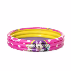 Bestway 91079, Piscine gonflable, 140 L, Rond, 2 an(s), Minnie Mouse, Rose, Jaune