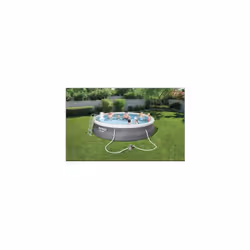 La piscine gonflable Bestway Fast Set mesure 457 x 107 cm et est idéale pour toute la famille. Comprend un purificateur à car ...