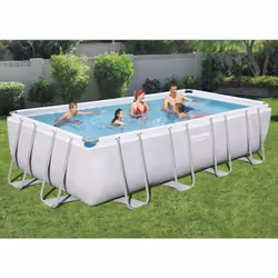 Vous vous amuserez énormément avec votre famille et vos amis dans cette piscine Power Steel de la marque Bestway, qui est de ...
