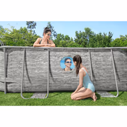 Bestway Power Steel Swim Vista Series 16' x 10' x 42"/4.88m x 3.05m x 1.07m Oval Pool Set - Vue supplémentaire 14