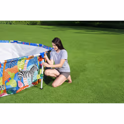 Bestway 56985 piscine hors sol Rond 4062 L Multicolore - Vue supplémentaire 4