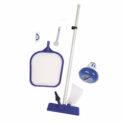 Bestway Set D’accessoires pour Piscine, Kit de maintenance, Bleu, Blanc, 1,12 kg, 1 pièce(s), Ampoule, 350 mm