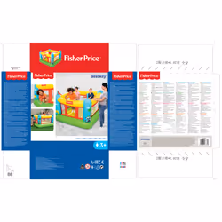 Bestway Fisher-Price 69" x 68" x 53"/1.75m x 1.73m x 1.35m Bouncetastic Bouncer - Vue supplémentaire 22