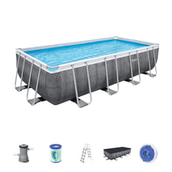 Bestway 56996 piscine hors sol Rectangle 11532 L Gris