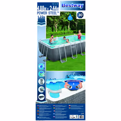 Bestway 56996 piscine hors sol Rectangle 11532 L Gris - Vue supplémentaire 10