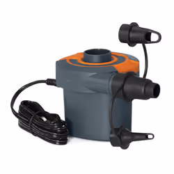 Bestway Sidewinder 12V AC/DC Air Pump, Gonflables, 0,032 bar, 490 l/min, Noir, Gris, EMC/LVD/E-MARK/CB/ROHS, Secteur, Allume- ...