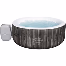 Bestway Lay-Z-Spa 71" x 26"/1.80m x 66cm Bahamas AirJet, 669 L, 4 personne(s), Rond, Massage bouillonnant / jet de massage, M ...