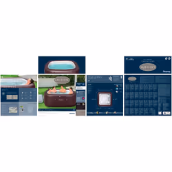 Bestway Lay-Z-Spa 79" x 79" x 31.5"/2.01m x 2.01m x 80cm Maldives HydroJet Pro - Vue supplémentaire 56