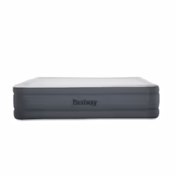 Bestway 80" x 60" x 18"/2.03m x 1.52m x 46cm Fortech Airbed Queen Snugable Top Built-in AC Pump