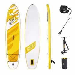 Bestway Hydro-Force 10'6" x 30" x 4.75"/3.20m x 76cm x 12cm Aqua Cruise Set, Planche SUP, Multicolore, 110 kg, Emballage colo ...