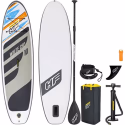 Bestway Hydro-Force 10' x 33" x 4.75"/3.05m x 84cm x 12cm White Cap Set, Planche SUP, Multicolore, 120 kg, Emballage coloré,  ...