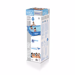 Bestway Steel Pro Piscine tubulaire Frame Pool 2.21m x 1.50m x 43cm - Vue supplémentaire 10