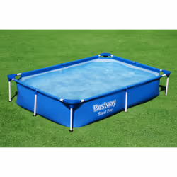 Bestway Steel Pro Piscine tubulaire Frame Pool 2.21m x 1.50m x 43cm
