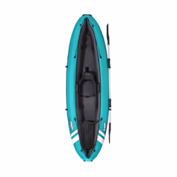 Bestway Hydro-Force 9'2" x 34"/2.80m x 86cm Ventura Kayak, Kayak gonflable, 1 personne(s), 200 kg, ISO 6185, Noir, Turquoise, ...
