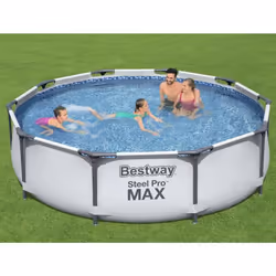 Bestway Steel Pro 3.05m x 76cm, Bleu, 4678 L, Piscine hors sol, Bleu, 20,9 kg