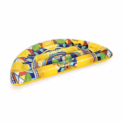 Bestway 67" x 35"/1.71m x 89cm Splash of Sicily Lounge, Multicolore, Matelas flottant, Image, PVC, Garçon/Fille, 90 kg