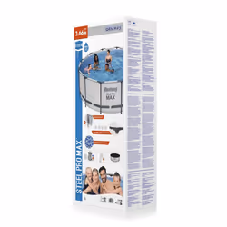 Bestway Steel Pro Max 56420 Piscine hors sol Rond 10250 L Gris - Vue supplémentaire 7