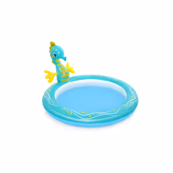 Bestway 6′2" x 63" x 34"/1.88m x 1.60m x 86cm Seahorse Sprinkler Pool - Vue supplémentaire 3