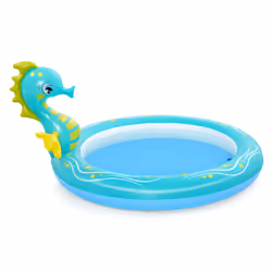 Bestway 6′2" x 63" x 34"/1.88m x 1.60m x 86cm Seahorse Sprinkler Pool - Vue supplémentaire 4