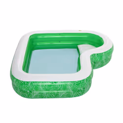 Bestway 7'7" x 7'7" x 20"/2.31m x 2.31m x 51cm Tropical Paradise Family Pool, 282 L, Piscine gonflable, Adultes et enfants, V ...