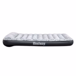 Bestway 74" x 39" x 12"/1.88m x 99cm x 30cm Tritech Airbed Twin Fashion Flock Built-in AC Pump