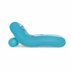 Bestway 69" x 42"/1.76m x 1.07m Luxury Fabric Lounge, Bleu, Fauteuil flottant, Image, PVC, Garçon/Fille, 90 kg