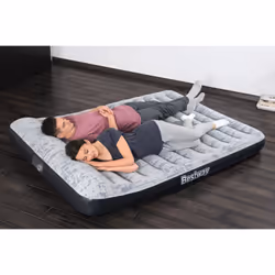 Bestway 80" x 60" x 12"/2.03m x 1.52m x 30cm Tritech Airbed Queen Fashion Flock Built-in AC Pump - Vue supplémentaire 16