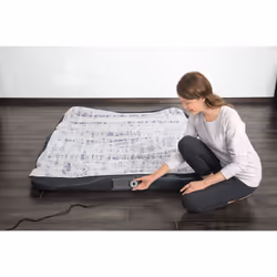 Bestway 80" x 60" x 12"/2.03m x 1.52m x 30cm Tritech Airbed Queen Fashion Flock Built-in AC Pump - Vue supplémentaire 21