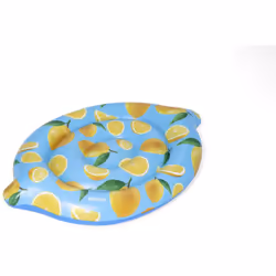 Bestway 69" x 48"/1.76m x 1.22m Scentsational Lemon Pool Float, Bleu, Vert, Jaune, Matelas flottant, Image, PVC, Garçon/Fille ...