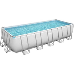 Kit Piscine hors sol tubulaire BESTWAY Power Steel™ - 640 x 274 x 132 cm - Rectangulaire (Filtre échelle diffuseur bâche)