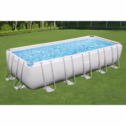 Bestway Power Steel 21' x 9' x 52" Rectangular Pool Set