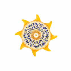 Bestway 7'5" x 7'5"/2.26m x 2.26m Sunny Sicily Island, Multicolore, Jaune, Ile flottante, Motif, PVC, Garçon/Fille, 90 kg