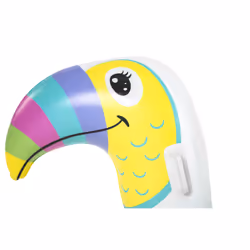 Bestway 68" x 36"/1.73m x 91cm Toucan Pool Day Ride-On, Multicolore, Bouée à chevaucher, Motif, PVC, Garçon/Fille, 45 kg
