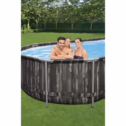 Bestway Power Steel 24' x 12' x 48"/7.32m x 3.66m x 1.22m Oval Pool Set - Vue supplémentaire 13