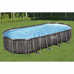 Bestway Power Steel 24' x 12' x 48"/7.32m x 3.66m x 1.22m Oval Pool Set - Vue supplémentaire 4