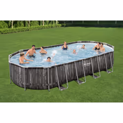 Bestway Power Steel 24' x 12' x 48"/7.32m x 3.66m x 1.22m Oval Pool Set - Vue supplémentaire 6