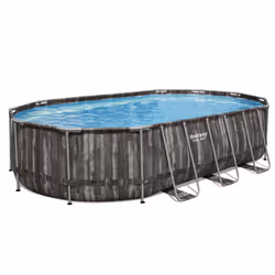 Bestway Power Steel 20' x 12' x 48"/6.10m x 3.66m x 1.22m Oval Pool Set - Vue supplémentaire 11